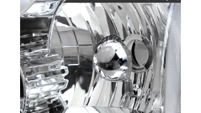 Spec-D LED Bar Factory Style Headlights w/ Amber Corner Lamp (Chrome Housing/Clear Lens)  Ford Ranger 2001-2011                                     - 2LCLH-RAN01-G3-GO - Image 3