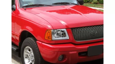 Spec-D LED Bar Factory Style Headlights w/ Amber Corner Lamp (Chrome Housing/Clear Lens)  Ford Ranger 2001-2011                                     - 2LCLH-RAN01-G3-GO - Image 10