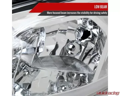 Spec-D Switchback Sequential Signal LED Bar Factory Style Headlights (Chrome Housing/Clear Lens) Chevrolet Impala | Monte Carlo 2006-2016 - 2LH-IPA06-G3-RS