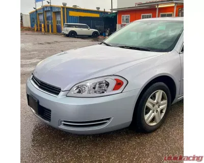 Spec-D Switchback Sequential Signal LED Bar Factory Style Headlights (Chrome Housing/Clear Lens) Chevrolet Impala | Monte Carlo 2006-2016 - 2LH-IPA06-G3-RS