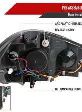 Spec-D Switchback Sequential Signal LED Bar Factory Style Headlights (Matte Black Housing/Smoked Lens) Chevrolet Impala | Monte Carlo 2006-2015                                     - 2LH-IPA06SM-G3-RS - Image 7