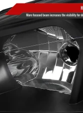 Spec-D Switchback Sequential Signal LED Bar Factory Style Headlights (Matte Black Housing/Clear Lens) Chevrolet Impala | Monte Carlo 2006-2016                                     - 2LH-IPA06JM-G3-RS - Image 4