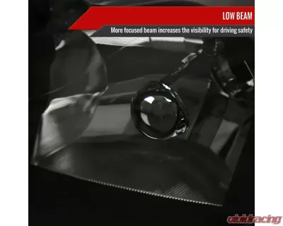 Spec-D Switchback Sequential Signal LED Bar Factory Style Headlights (Matte Black Housing/Smoked Lens) Chevrolet Impala | Monte Carlo 2006-2015 - 2LH-IPA06SM-G3-RS