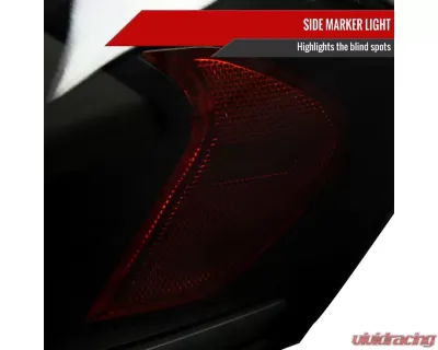 Spec-D Switchback Sequential Signal LED Bar Factory Style Headlights (Matte Black Housing/Smoked Lens) Chevrolet Impala | Monte Carlo 2006-2015 - 2LH-IPA06SM-G3-RS