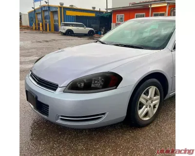 Spec-D Switchback Sequential Signal LED Bar Factory Style Headlights (Matte Black Housing/Smoked Lens) Chevrolet Impala | Monte Carlo 2006-2015 - 2LH-IPA06SM-G3-RS