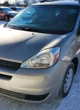 Spec-D Driver/Left Side Factory Style Headlights w/ Amber Reflector (Chrome Housing/Clear Lens) Toyota Sienna 2004-2005                                     - 2LH-SNA04-L-GO - Image 9