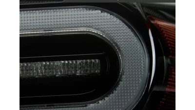 Spec-D Full LED Projector Headlights w/ Sequential LED Turn Signal (Matte Black Housing/Smoked Lens) Toyota FJ Cruiser 2007-2014                                     - 2LHE-FJ07SM-SQ-RS - Image 5