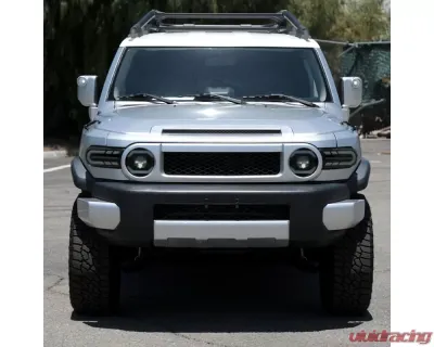 Spec-D Full LED Projector Headlights w/ Sequential LED Turn Signal (Matte Black Housing/Smoked Lens) Toyota FJ Cruiser 2007-2014 - 2LHE-FJ07SM-SQ-RS