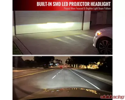 Spec-D Full LED Projector Headlights with Sequential Turn Signal Glossy Black Housing/Light Smoke Lens Mercedes-Benz C-Class W205 2015-2018 - 2LHE-W20515G-SQ-TM