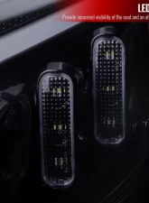Spec-D Full LED Projector Headlights with Sequential Turn Signal Glossy Black Housing/Light Smoke Lens Mercedes-Benz C-Class W205 2015-2018                                     - 2LHE-W20515G-SQ-TM - Image 5