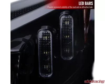 Spec-D Full LED Projector Headlights with Sequential Turn Signal Glossy Black Housing/Light Smoke Lens Mercedes-Benz C-Class W205 2015-2018 - 2LHE-W20515G-SQ-TM