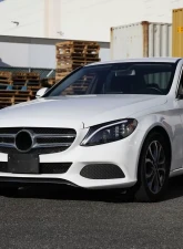 Spec-D Full LED Projector Headlights with Sequential Turn Signal Matte Black Housing/Clear Lens Mercedes-Benz C-Class W205 2015-2018                                     - 2LHE-W20515JM-SQ-TM - Image 9