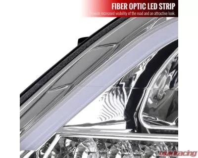 Spec-D LED Sequetial Turn Signal Projector Headlights (Chrome Housing/Clear Lens) Mercedes-Benz W164 ML-Class 2009-2011 - 2LHP-BW16409-TM