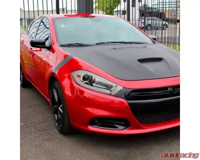 Spec-D Switchback Sequential Animated LED Bar Projector Headlights Chrome Housing/Clear Lens Dodge Dart 2013-2016 - 2LHP-DRT13-SQ-RS