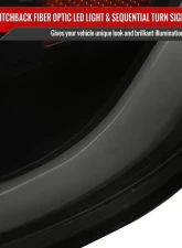 Spec-D Switchback Sequential Animated LED Bar Projector Headlights (Matte Black Housing/Smoked Lens) Dodge Dart 2013-2016                                     - 2LHP-DRT13SM-SQ-RS - Image 5