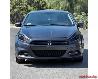 Spec-D Switchback Sequential Animated LED Bar Projector Headlights (Matte Black Housing/Smoked Lens) Dodge Dart 2013-2016 - 2LHP-DRT13SM-SQ-RS