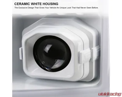 Spec-D Switchback Sequential LED C-Bar Projector Headlights (White Housing/Clear Lens) Ford F-Series 2011-2016 - 2LHP-F25011XE-SQ-RS