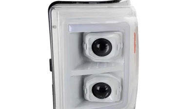 Spec-D Switchback Sequential LED C-Bar Projector Headlights (White Housing/Clear Lens) Ford F-Series 2011-2016                                     - 2LHP-F25011XE-SQ-RS - Image 3