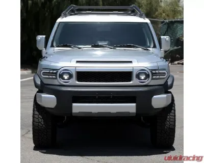 Spec-D Switchback Sequential Turn Signal Animated LED Bar Projector Headlights (Matte Black Housing/Clear Lens) Toyota FJ Cruiser 2007-2014 - 2LHP-FJ07JM-SQ-RS