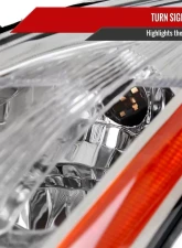 Spec-D Factory Style Projector Headlights (Chrome Housing/Clear Lens) Infiniti G37 | Q60 2008-2015                                     - 2LHP-G37082-RS - Image 5