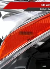 Spec-D Factory Style Projector Headlights (Chrome Housing/Clear Lens) Infiniti G37 | Q60 2008-2015                                     - 2LHP-G37082-RS - Image 6