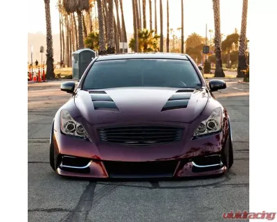 Spec-D Factory Style Projector Headlights (Chrome Housing/Clear Lens) Infiniti G37 | Q60 2008-2015 - 2LHP-G37082-RS