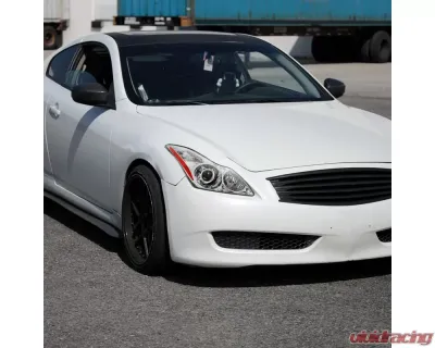 Spec-D Factory Style Projector Headlights (Chrome Housing/Clear Lens) Infiniti G37 | Q60 2008-2015 - 2LHP-G37082-RS