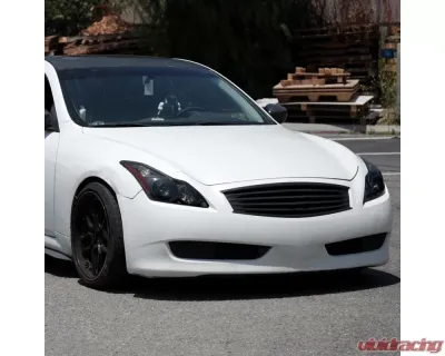 Spec-D Factory Style Projector Headlights (Matte Black Housing/Smoked Lens) Infiniti G37 | Q60 2008-2015 - 2LHP-G37082SM-RS