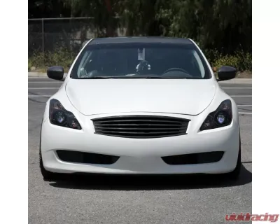 Spec-D Factory Style Projector Headlights (Matte Black Housing/Smoked Lens) Infiniti G37 | Q60 2008-2015 - 2LHP-G37082SM-RS