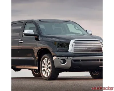 Spec-D Retro Style LED Tube Projector Headlights w/ LED Turn Signals (Chrome Housing/Smoked Lens)  Toyota Tundra | Sequoia 2007-2017 - 2LHP-TUN07G-G3-GO