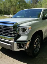 Spec-D LED Switchback Sequential Turn Signal LED Bar Projector Headlights (Chrome Housing/Clear Lens) Toyota Tundra 2014-2021                                     - 2LHP-TUN14-DRL-GO - Image 9