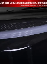 Spec-D Switchback Sequential Turn Signal Projector Headlights Glossy Black Housing/Light Smoke Lens Mercedes-Benz C-Class W205 2015-2018                                     - 2LHP-W20515G-SQ-TM - Image 4