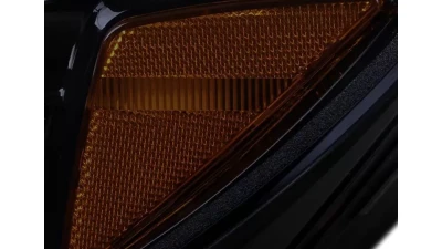 Spec-D Switchback Sequential Turn Signal Projector Headlights (Glossy Black Housing/Light Smoked Lens)  Mercedes-Benz W205 C-Class 2015-2018                                     - 2LHP-W20515G-SQ-TM - Image 6