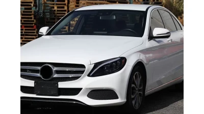 Spec-D Switchback Sequential Turn Signal Projector Headlights (Glossy Black Housing/Light Smoked Lens)  Mercedes-Benz W205 C-Class 2015-2018                                     - 2LHP-W20515G-SQ-TM - Image 9