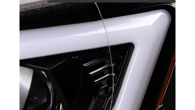 Spec-D LED Bar Sequential Turn Signal Projector Headlights (Glossy Black Housing/Clear Lens) Subaru WRX | STI 2006-2007                                     - 2LHP-WRX06BK-G2-TM - Image 4