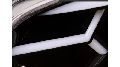 Spec-D LED Bar Sequential Turn Signal Projector Headlights (Glossy Black Housing/Clear Lens) Subaru WRX | STI 2006-2007                                     - 2LHP-WRX06BK-G2-TM - Image 5