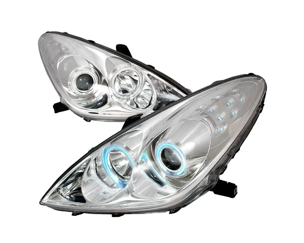 Spec-D CCFL  Halo Projector Headlights Chrome Lexus ES300 2005-2006 - 3LHP-ES30005-KS