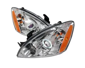 Spec-D CCFL  Halo Projector Headlights Chrome Mitsubishi Lancer 2004-2006