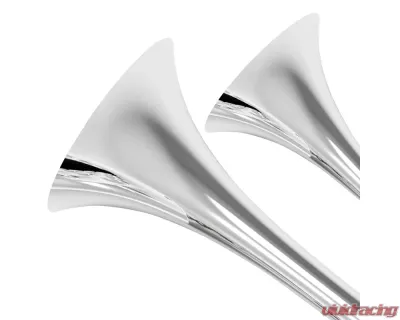Spec-D Music Air Horn Chrome With 110DB 12V Compressor - AH-6052-1