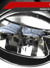 Spec-D Full LED Fog Lights Kit (Chrome Housing/Clear Lens) Toyota Camry 2021-2023                                     - LF-CAM21SECLED-DL - Image 3