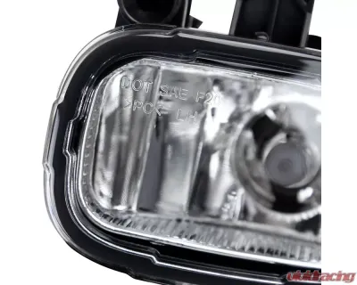 Spec-D H16 Fog Lights Kit (Chrome Housing/Clear lens) Nissan Rogue 2021-2023 - LF-RGE21COEM-DL