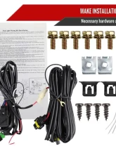 Spec-D H16 Fog Lights Kit (Chrome Housing/Clear lens) Nissan Rogue 2021-2023                                     - LF-RGE21COEM-DL - Image 5