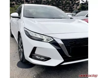 Spec-D Fog Light with Chrome Housing and Clear Lens Uses OE Wiring and Swith Nissan Sentra 2020-2021 - LF-SEN20COEM-DL
