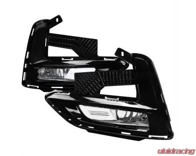 Spec-D Fog Light with Chrome Housing and Clear Lens Uses OE Wiring and Swith Nissan Sentra 2020-2021 - LF-SEN20COEM-DL