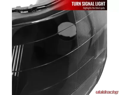 Spec-D Crystal Housing Headlights Black Honda Accord 1998-2002 - LH-ACD98JM-RS