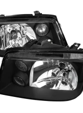 Spec-D Headlights Black with Fog Lights HB5 Low Beam- No Bulbs Included Volkswagen Jetta 1999-2004                                     - LH-JET99JM-V2-RS - Image 10