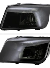 Spec-D Headlights Smoke Black Without Fog Lights Hb5 Low Beam Volkswagen Jetta 1999-2004                                     - LH-JET99SM-V3-RS - Image 2