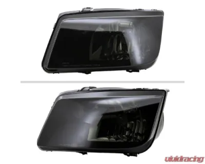 Spec-D Headlights Smoke Black Without Fog Lights Hb5 Low Beam Volkswagen Jetta 1999-2004 - LH-JET99SM-V3-RS