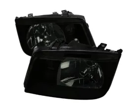 Spec-D Headlights Smoke Black Without Fog Lights Hb5 Low Beam Volkswagen Jetta 1999-2004