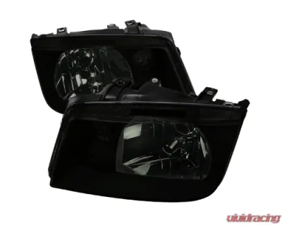 Spec-D Headlights Smoke Black Without Fog Lights Hb5 Low Beam Volkswagen Jetta 1999-2004 - LH-JET99SM-V3-RS